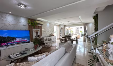 Casa no Portal do Aracagy, duplex, com 3 suites, todas com varanda e closet