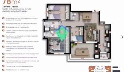 Apartamento 78m² à venda por 780.000,00 no Vila Yara, Osasco, SP
