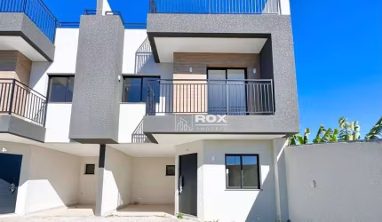 Sobrado novo com 3 quartos à venda, 129 m² por R$ 695.000 - Santa Felicidade - Curitiba/PR