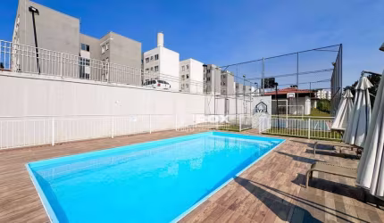 Apartamento face norte, 2 quartos à venda, 40 m² por R$ 195.000 - Cachoeira - Almirante Tamandaré/PR