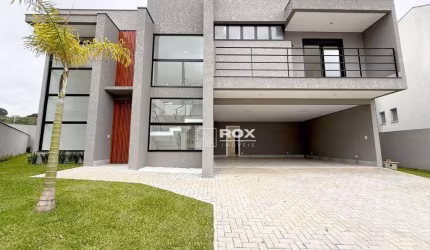 Casa com 5 quartos, piscina, quintal em condomínio,  à venda,  Santa Felicidade - Curitiba/PR