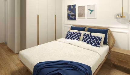Apartamento no litoral com 1 quarto à venda, 48 m² por R$ 378.000 - Caiobá, Matinhos/PR