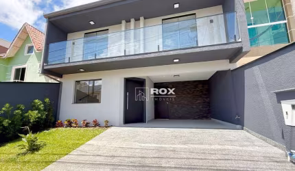 Casa duplex, 3 quartos, quintal, à venda, 128 m² por R$ 729.000 - Cachoeira - Curitiba/PR