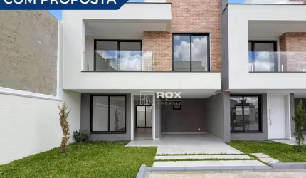 Sobrado novo em condomínio à venda, Santa Felicidade - Curitiba/PR