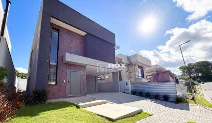 Casa nova, 4 suítes, quintal e piscina, à venda, 305 m² por R$ 2.500.000 - Atuba - Curitiba/PR