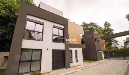 Sobrado novo com 3 quartos para alugar, 133 m² por R$ 9.900/mês - Santa Felicidade, Curitiba/PR