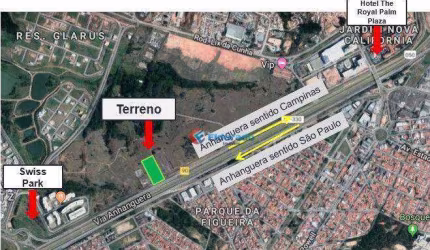 Área à venda, 10000 m² por R$ 8.000.000,00 - Jardim São João - Campinas/SP