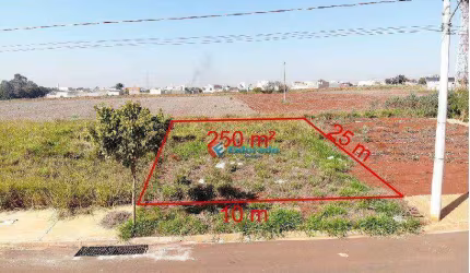 Terreno à venda, 250 m² por R$ 255.000,00 - Jardim Itapuã - Santa Bárbara D'Oeste/SP
