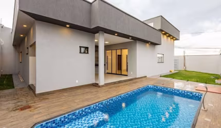 Casa térrea de 194 m² com 3 quartos sendo 1 suíte a venda no Setor Veiga Jardim.