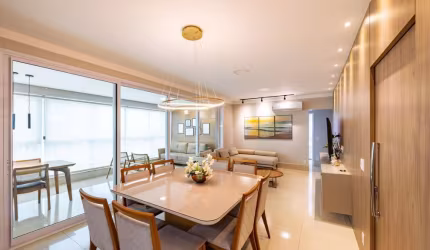 Sofisticação e conforto em apartamento de 160 m² no Setor Marista.
