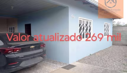 Oportunidade Casa com 3 dormitórios à venda, 110 m² por R$ 269.000 - Reta - São Francisco do Sul/SC
