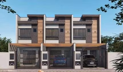Lançamento sobrado com 3 dormitórios à venda, 93 m² por R$ 549.000 - Enseada - São Francisco do Sul/SC