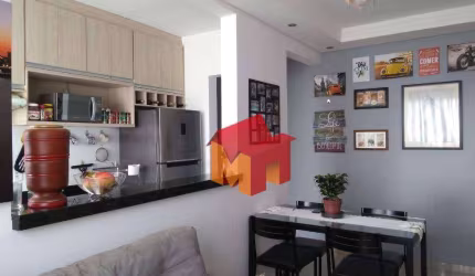 Apartamento com 2 dormitórios à venda, 50 m² por R$ 190.000,00 - Chácara Letônia - Americana/SP