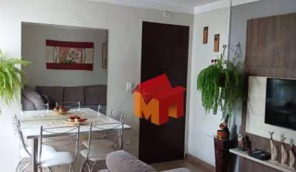 Apartamento com 2 dormitórios à venda, 52 m² por R$ 180.000 - Balneário Salto Grande - Americana/SP
