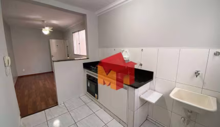 Apartamento com 2 dormitórios para alugar, 60 m² por R$ 1.360,00/mês - Jardim Recanto - Americana/SP