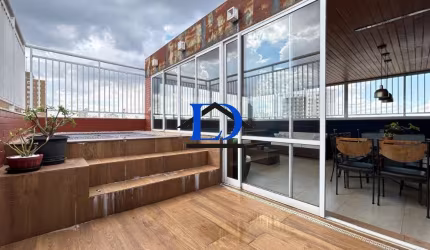 Cobertura de alto padrão à venda no Setor Pedro Ludovico, Goiânia-GO: 3 quartos, 3 suítes, 3 salas, 6 banheiros, 4 vagas, 280m²!
