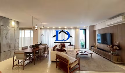 Apartamento de alto padrão no Setor Marista, Goiânia-GO: 3 quartos, 3 suítes, 2 salas, 4 banheiros, 2 vagas de garagem, 157,60 m².