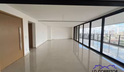 Apartamento de luxo no coração do Setor Bueno: 4 quartos, 4 suítes, 3 salas, 6 banheiros, 3 vagas, 254,35m² - Goiânia-GO.