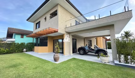 Casa Alto Padrão para Locação em Peruíbe, Bougainville Residencial II, 5 dormitórios, 5 suítes, 6 banheiros, 4 vagas