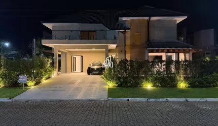 Casa Alto Padrão para Locação em Peruíbe, Bougainville Residencial II, 5 dormitórios, 5 suítes, 6 banheiros, 4 vagas