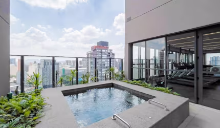 Apartamento tipo para venda com 1 quarto, sendo 1 suíte, 41m²
