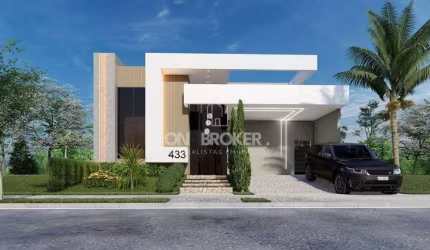 Casa com 3 dormitórios à venda, 200 m² por R$ 1.490.000 - Residencial Royal Garden - Paulínia/SP