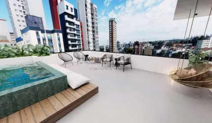 Apartamento com 1 quarto à venda na Avenida Visconde de Guarapuava, nº 5354, Batel, Curitiba, 19 m2 por R$ 287.855