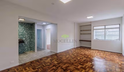 Apartamento com 1 quarto para alugar, 57 m² por R$ 2.200/mês - Centro - Curitiba/PR