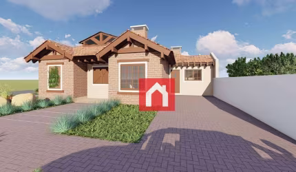 Casa com 2 dormitórios à venda, 60 m² por R$ 280.000 - Linha Santa Cruz - Santa Cruz do Sul/RS