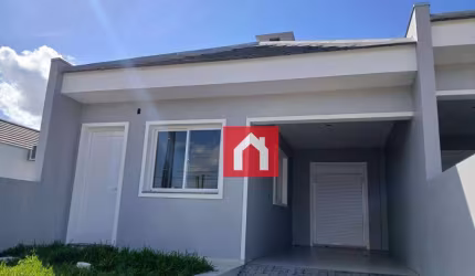 Casa nova com 2 dormitórios frente para rua