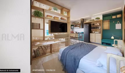 Apartamento Double Suites, 58,84m², Vista cinematográfica para a Lagoa e Cristo Redentor, no melhor lugar de IPANEMA, com Rooftop e Piscina.