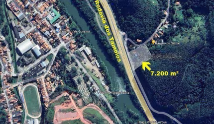 Área 7.200m² Rodovia Tamoios - Paraibuna