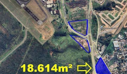Área à venda, 18614 m² por R$ 8.500.000,00 - Putim - São José dos Campos/SP