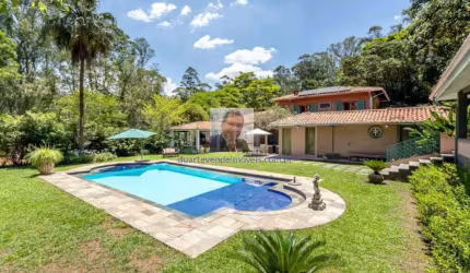 Vende-se Casa no Cond. Palos Verdes - 3 lotes (4.373m²), 6 dorms / 4 sts, r