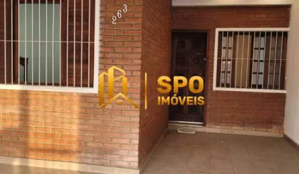 Casa térrea na Vl Sabará, 3 dorms, 1 suíte, 2 vagas, churrasqueira, quintal 90m² útil e 195m² total