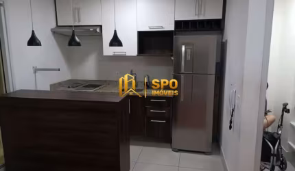 Cond Viaza , apto de 43 metros para venda e locação SEMI MOBILIADO com 2 quartos e 1 vaga.