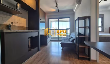 Condomínio Nex One Ibirapuera, Studio para alugar Mobiliado  com 31m², com 1 quarto e sem vaga