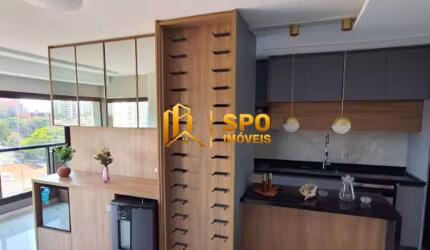 'Excelente apartamento novinho mobiliado 80m², 1 vaga 2 dormitórios  pronto para mudar'