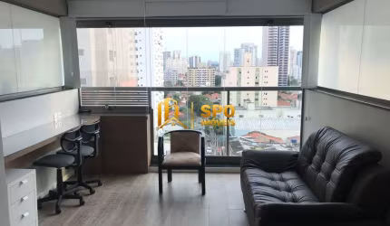 Studio para alugar  mobiliado com 29m², 1 quarto e 1 vaga-Brooklin- São Paulo.