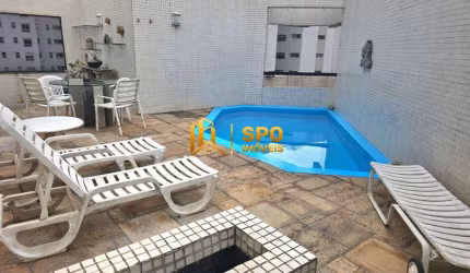 Cobertura Moema andar único 455m² privativos fora da rota de avião