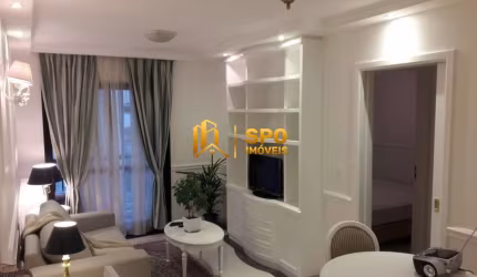 Apartamento Mobiliado para Locação, 1 Suíte, a poucos metros do Metrô Eucaliptos em Moema