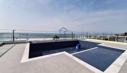 Lindo apartamento novo frente mar da exuberante praia Massaguaçú - Caraguatatuba/SP
