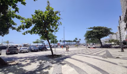 Apartamento quarto e sala mobiliado na Av. Atlântica, Rio de Janeiro/RJ