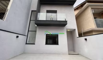 Casa Moderna e Tecnológica | 3 Quartos, Suíte, Área Gourmet e Automação Alexa - Vila do Conde, Barueri/SP