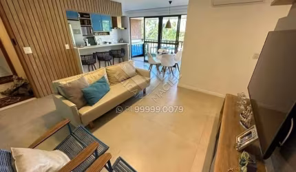 Flat mobiliado e decorado no Cupe Beach Living - Muro Alto