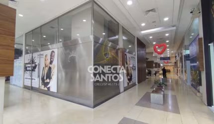 Loja em Shopping no Gonzaga em Santos, Cod: 83 MMS