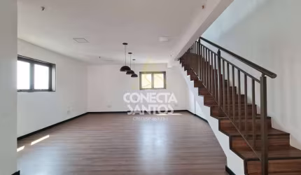 Sala Duplex no Valongo Santos pra Venda e Locação