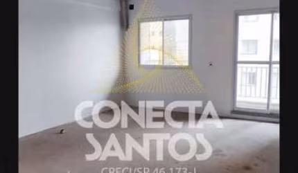 Sala com Lavabo e Sacada em Santos, Cod: 916