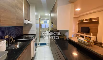 Apto 2 quartos,Campo Grande Santos, Cod 1171