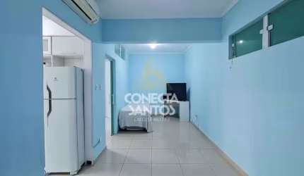 Apto 1 quarto, José Menino, Santos, Cod: 661